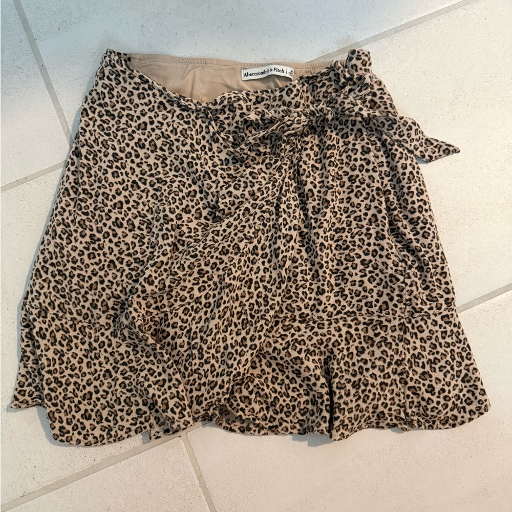 Leopard Print Skirt